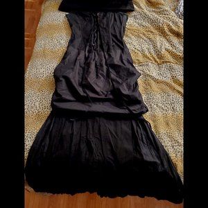 Tripp Long black dress off shoulder